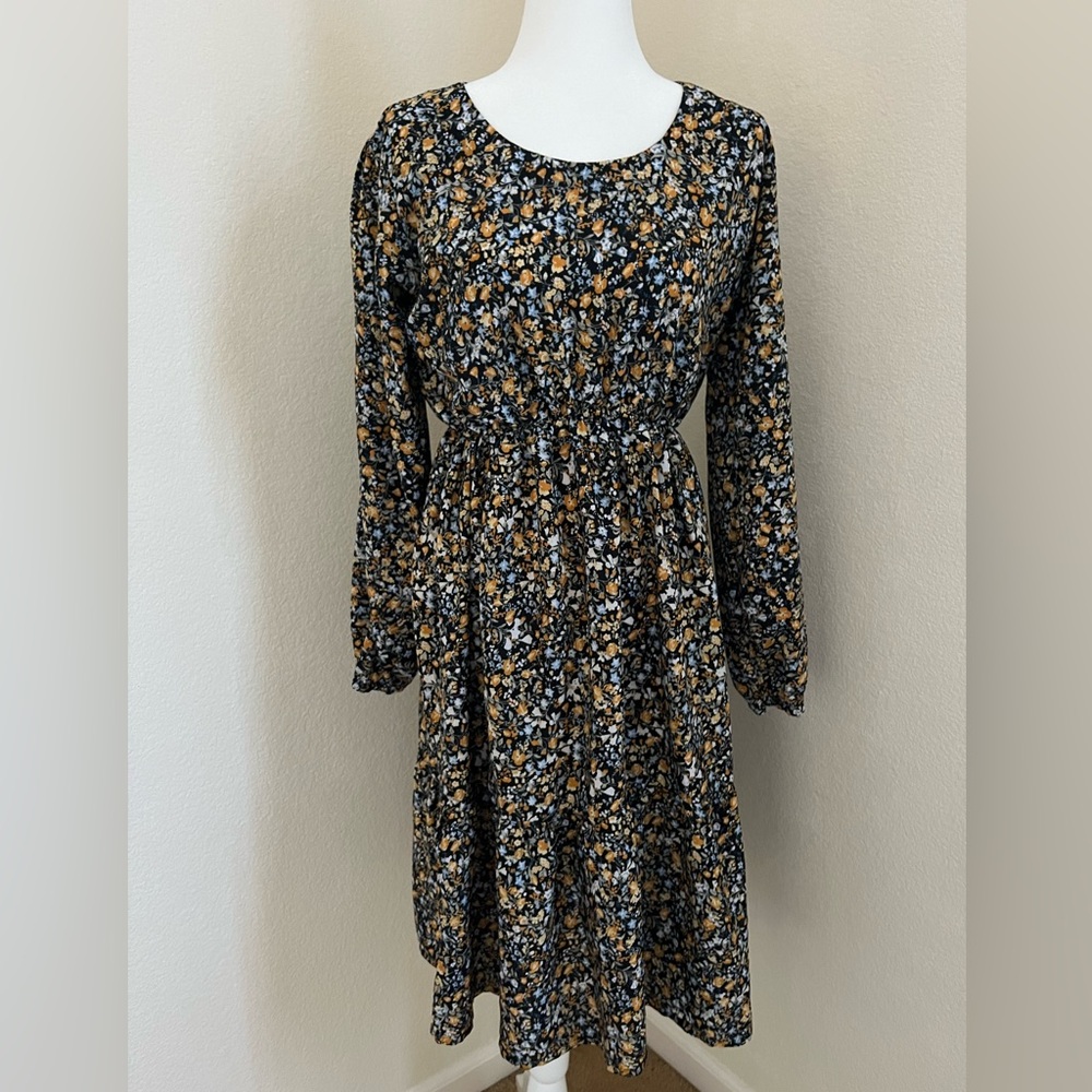 Floral midi dress